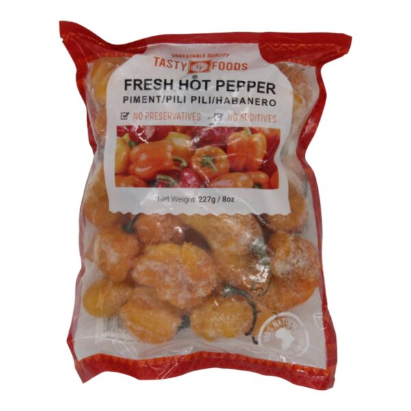 Tasty Foods Fresh Hot Pepper (Habanero) (Frozen) 227g