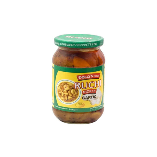 Dolly's Recipe Ruchi Pickle- Garlic || 400gm