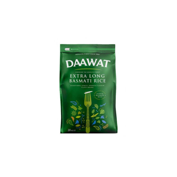 Daawat Green 1121 Extra Long Basmati Rice 20Kg