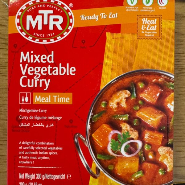 MTR MIXED VEGETABLE CURRY 300G