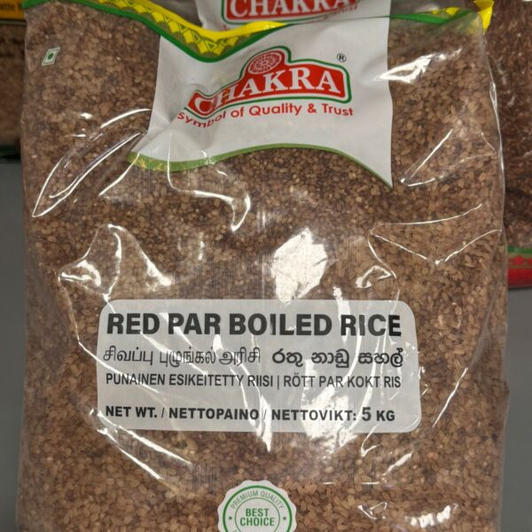Chakra Red Par Boiled Rice 5kg