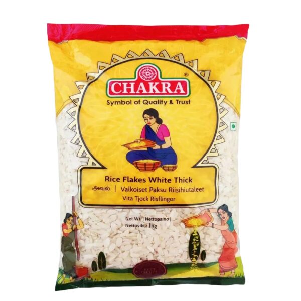 Chakra Rice Flakes White Thick 1kg