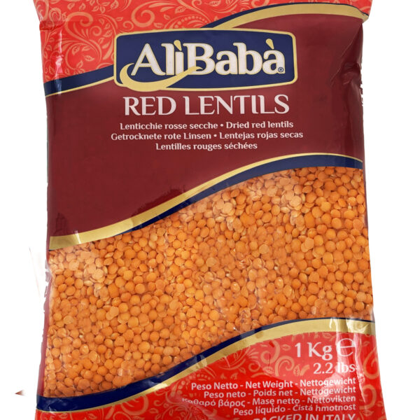 AliBaba Red Lentils 1kg