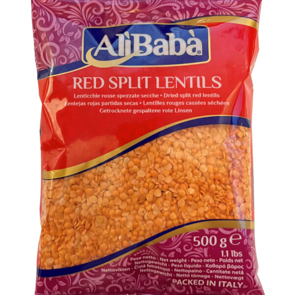 AliBaba Red Split Lentils 500g