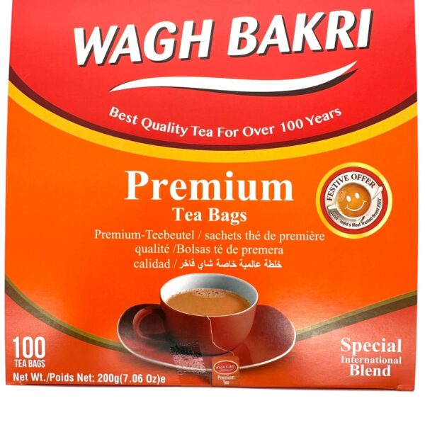 WAGH BAKRI Premium Black Tea 200g (100 bags)